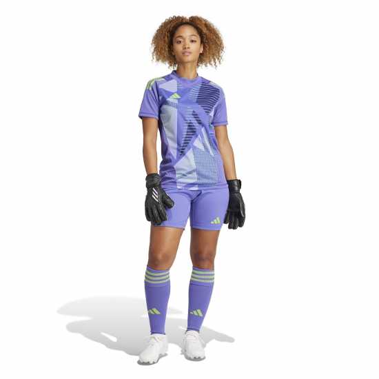Adidas T24 P Gk Jsy W T-Shirt Womens Лилаво Футболни отбори и стоки