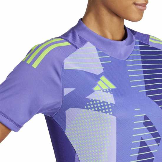 Adidas T24 P Gk Jsy W T-Shirt Womens Лилаво Футболни отбори и стоки