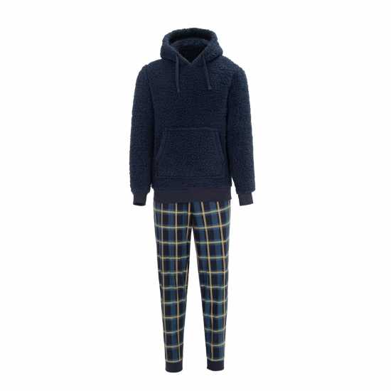Linea Sherpa Hoody Pyjama Set Men  
