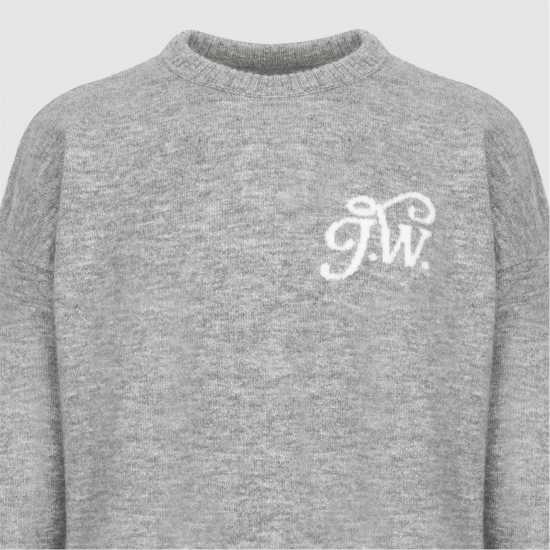 Jack Wills Initial Jumper Sn54 Сив марл 