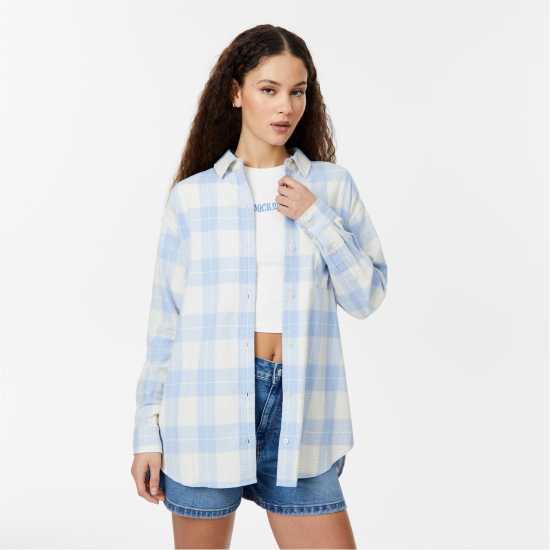 Фланелена Риза Check Flannel Shirt  - Дамски ризи и тениски