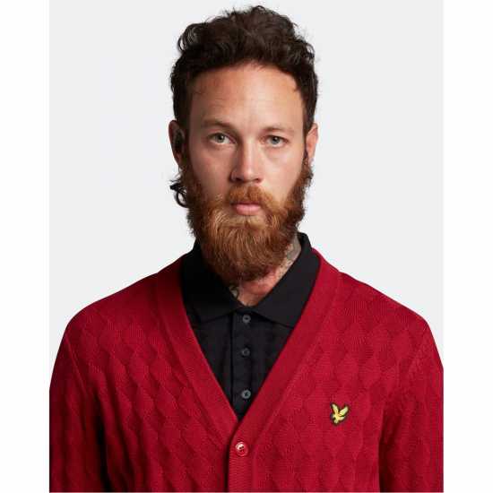 Lyle And Scott Плетена Жилетка Long-Sleeve Knitted Cardigan  