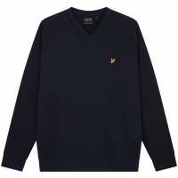 Lyle And Scott Мъжки Пуловер V Neck Cropped Sweater Mens