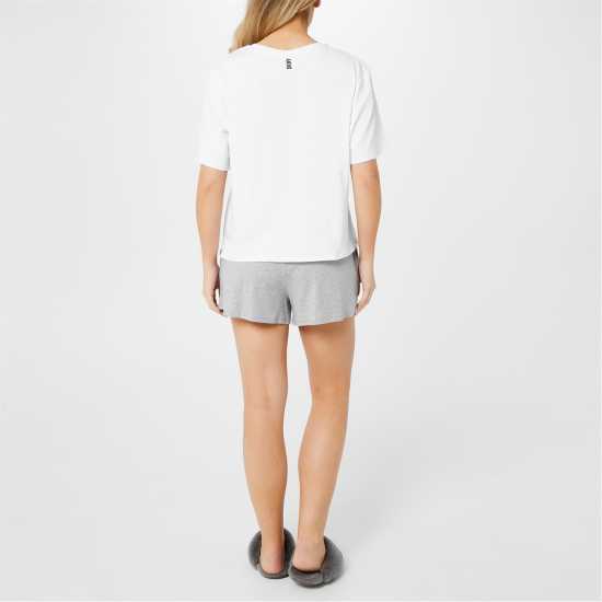 Dkny Short Sleeve Top And Boxer Set  Дамски пижами