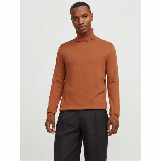 Мъжки пуловери и жилетки Jack And Jones Knit Roll Nk Sn99 Моха Бисква Jack And Jones Knit Roll Nk Sn99 Моха Бисква Мъжки пуловери и жилетки