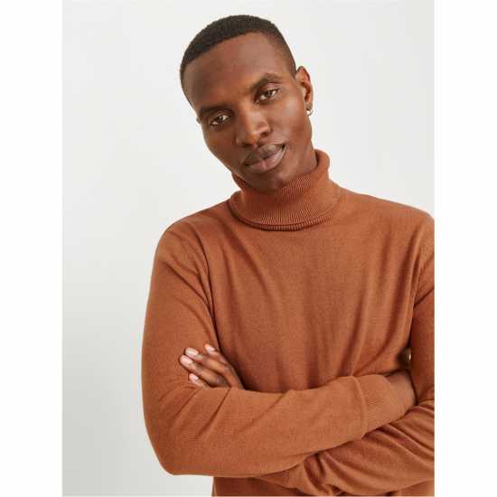 Мъжки пуловери и жилетки Jack And Jones Knit Roll Nk Sn99 Моха Бисква Jack And Jones Knit Roll Nk Sn99 Моха Бисква Мъжки пуловери и жилетки