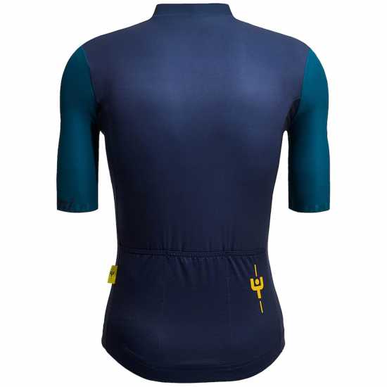 Santini Maillot Jaune Tour De France Allez Short Sleeve Jersey  Облекло за колоездене