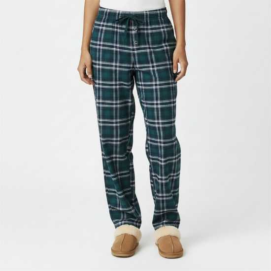Jack Wills Men's Jw Flannel Check Pyjama Trousers Тъмна смърч 