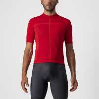 Castelli Classifica Short Sleeve Jersey Red Мъжки ризи