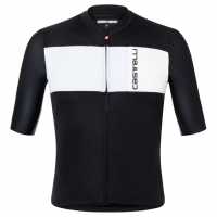 Castelli Prologo 7 Short Sleeve Jersey Black/Grey Мъжки ризи