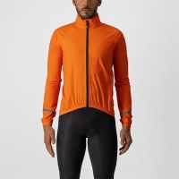 Castelli Emergency 2 Rain Jacket Блестящо оранжево Мъжки грейки