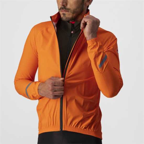 Castelli Emergency 2 Rain Jacket Brill Orange Мъжки грейки