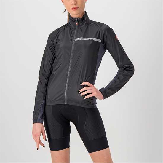 Castelli Squadra Stretch Women's Jacket Светло черно Castelli Squadra Stretch Women's Jacket Светло черно