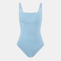 Brave Soul Style Bodysuit With Gathered Bust Пудра Синьо Brave Soul Style Bodysuit With Gathered Bust Пудра Синьо