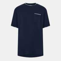 Threadbare Men's Perth Knitted Top Тъмносин/Екрю Threadbare Men's Perth Knitted Top Тъмносин/Екрю