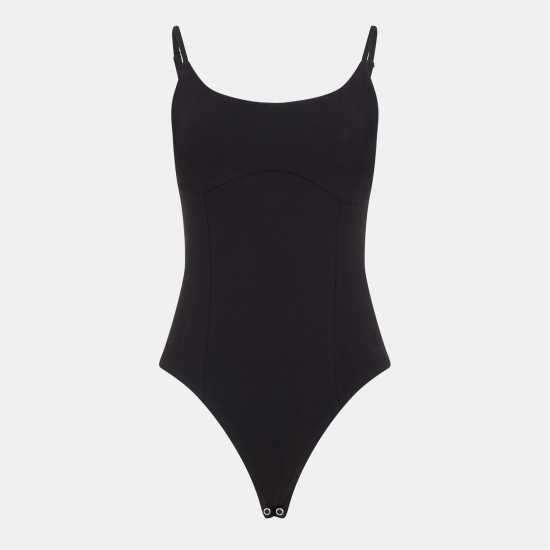 Brave Soul Vest Bodysuit Черно Brave Soul Vest Bodysuit Черно