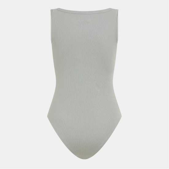 Brave Soul Vest Style Notch Neck Bodysuit Светло салата Brave Soul Vest Style Notch Neck Bodysuit Светло салата