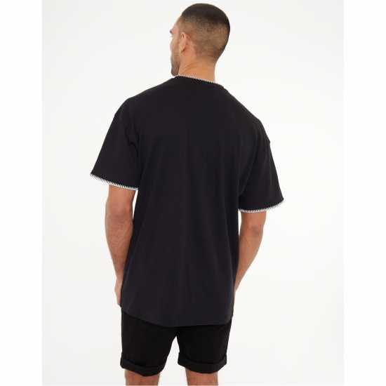 Men's Triangle Knitted Top Черно Men's Triangle Knitted Top Черно