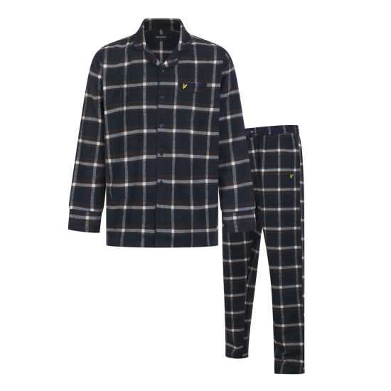 Lyle And Scott Men's Flannel Long-Sleeve Pyjama Sets  
