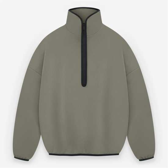 Adidas Quarter-Zip Fleece Clay 