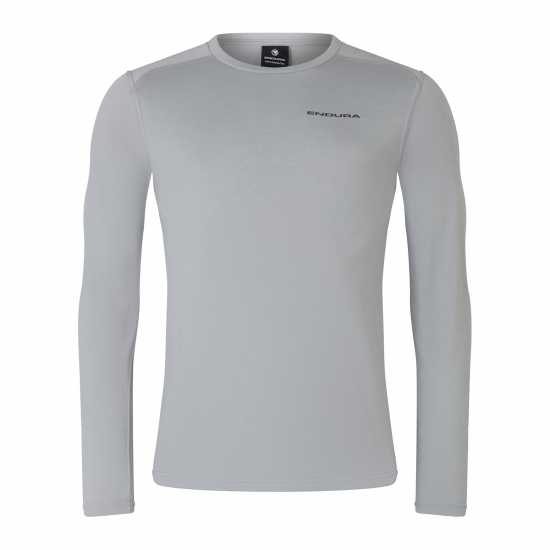 Облекло за колоездене Endura Loop L/s Tech Tee Сиво Дрейч Endura Loop L/s Tech Tee Сиво Дрейч Облекло за колоездене