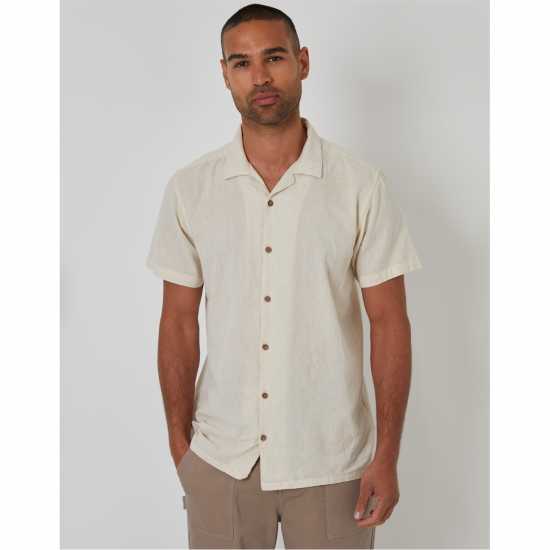 Мъжки ризи Threadbare Sht Ss Sago Sn99 Natural Threadbare Sht Ss Sago Sn99 Natural Мъжки ризи