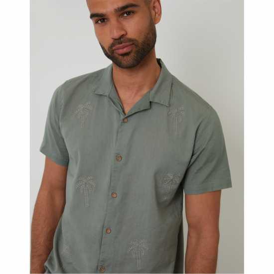 Threadbare Sht Ss Sago Sn99 Sage Мъжки ризи