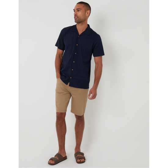 Threadbare Sht Ss Sago Sn99 Navy Мъжки ризи