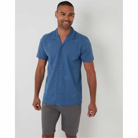 Threadbare Sht Ss Sago Sn99 Denim Мъжки ризи