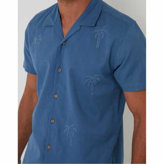 Threadbare Sht Ss Sago Sn99 Denim Мъжки ризи