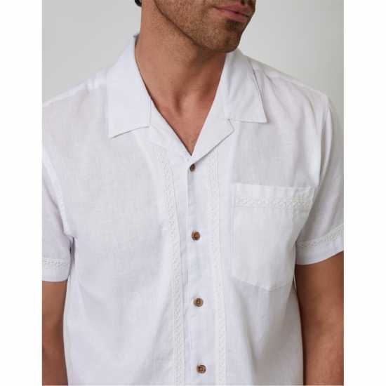 Threadbare Sht Ss Worden Sn99 White Мъжки ризи