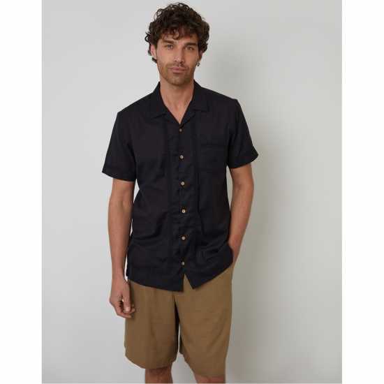 Threadbare Sht Ss Worden Sn99 Black Мъжки ризи