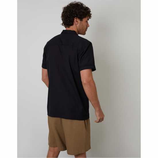 Threadbare Sht Ss Worden Sn99 Black Мъжки ризи