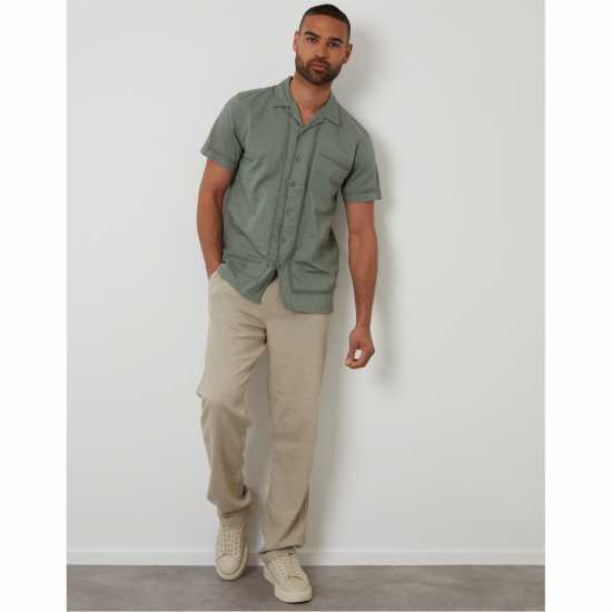 Threadbare Sht Ss Worden Sn99 Sage Мъжки ризи