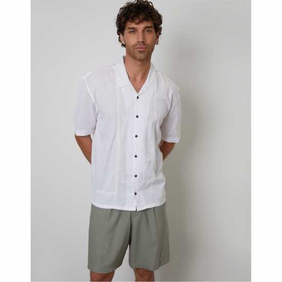 Threadbare Sht Ss Rallie Sn99 White Мъжки ризи