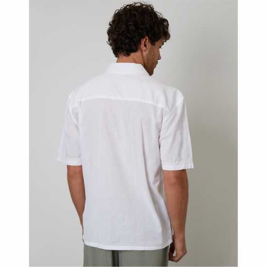 Threadbare Sht Ss Rallie Sn99 White Мъжки ризи