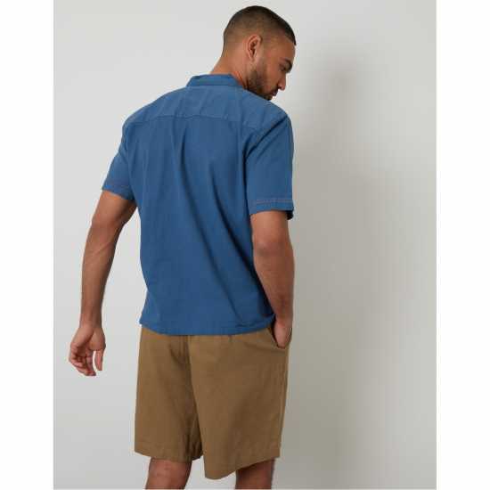 Threadbare Sht Ss Rallie Sn99 Denim Мъжки ризи