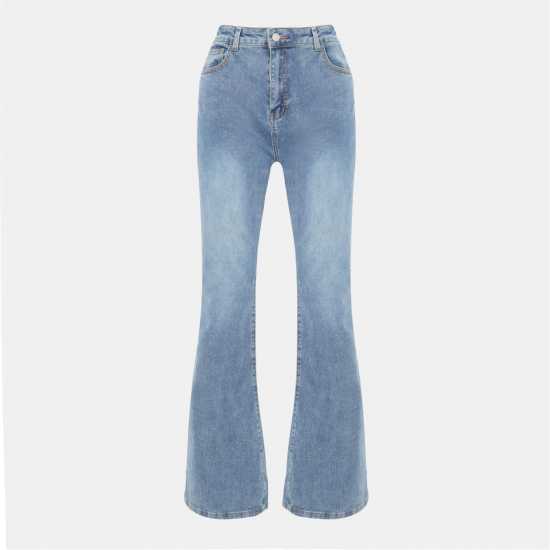Split Back Flare Jean  