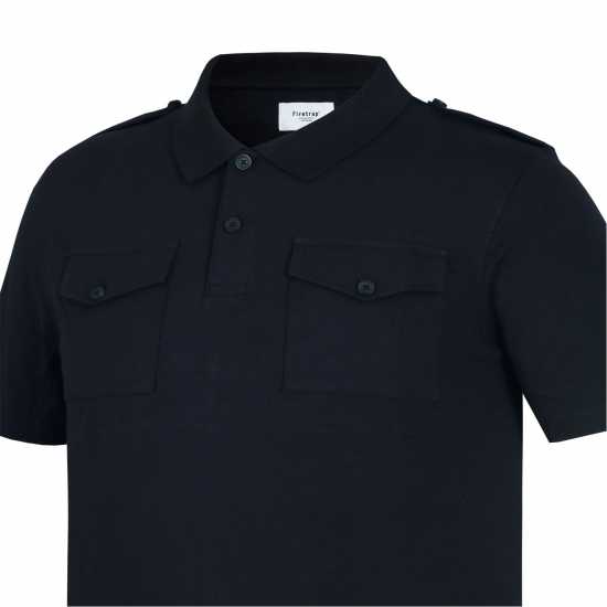 Firetrap Мъжка Блуза С Яка Double Pocket Polo Shirt Mens  Мъжко облекло за едри хора
