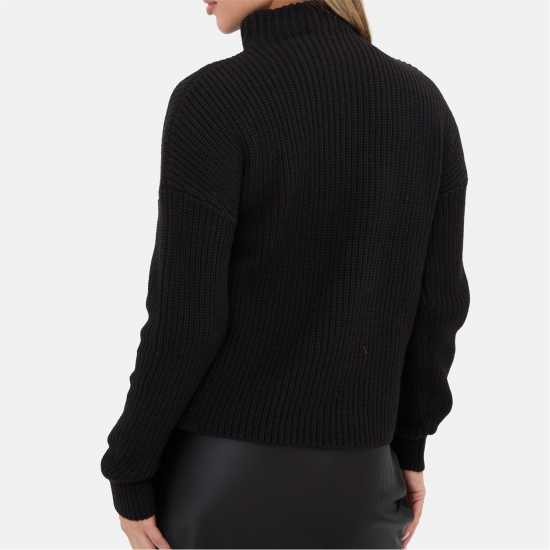 Плетен Пуловер High Neck Knit Jumper Плетен Пуловер High Neck Knit Jumper