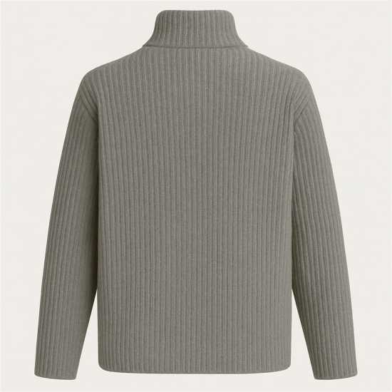 I Saw It First Zip Neck Jumper Grey I Saw It First Zip Neck Jumper Grey