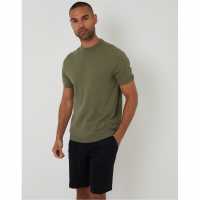 Threadbare Davenfield Knitted T-Shirt Шафран 