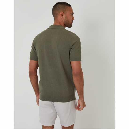 Threadbare Polo Alwin Knitted Top Тъмно салвия Threadbare Polo Alwin Knitted Top Тъмно салвия