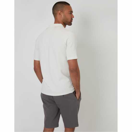 Threadbare Men's Tweedale Knitted T-Shirt Светло бежово 