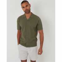 Threadbare Men's Tweedale Knitted T-Shirt Тъмно салвия 