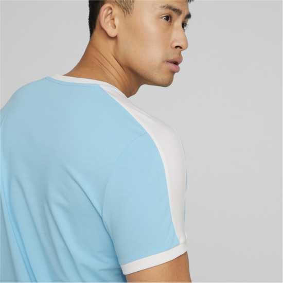 Puma Мъжка Риза Manchester City T7 T-Shirt Mens Light Blue Мъжки ризи