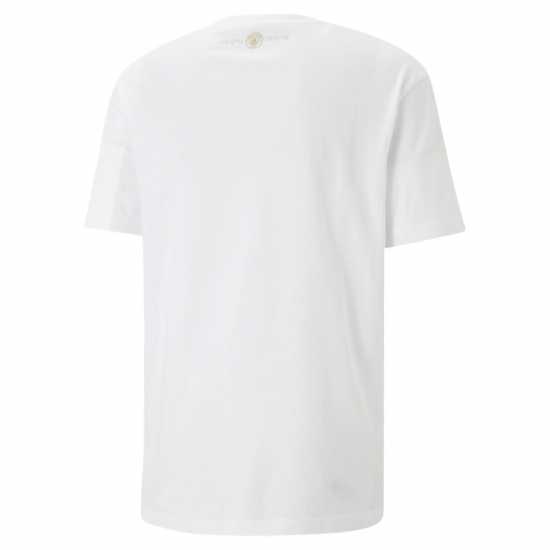 Puma Manchester City Cny Training T-Shirt 2023 Adults White/Gold Мъжки ризи