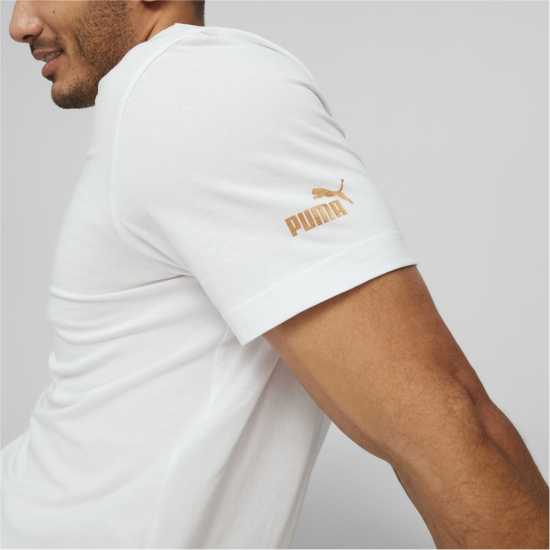 Puma Manchester City Cny Training T-Shirt 2023 Adults White/Gold Мъжки ризи