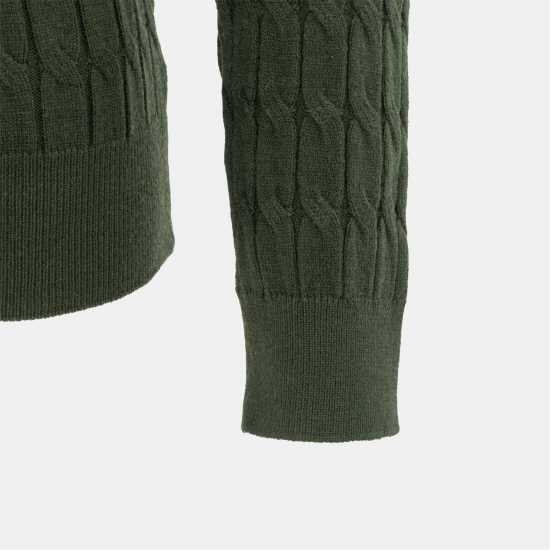 Miso Baby Cable Jumper Women Dark Green Miso Baby Cable Jumper Women Dark Green