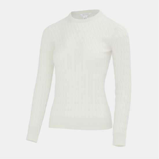 Miso Baby Cable Jumper Women Cream 